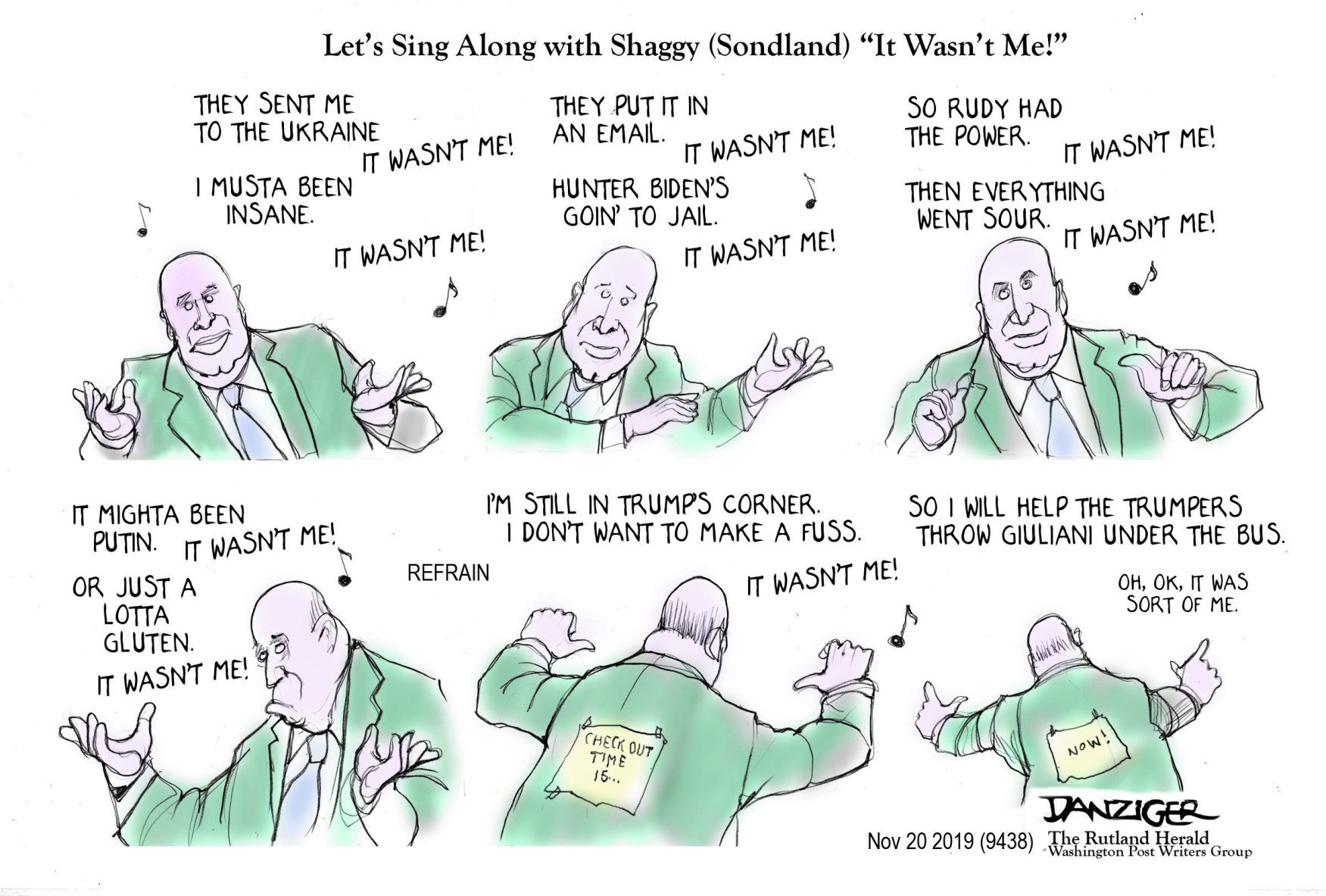 Jeff Danziger cartoon